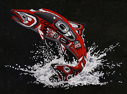 Cross Stitch SPIRIT OF THE SOCKEYE