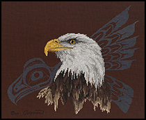 Cross Stitch NATIVE EAGLE